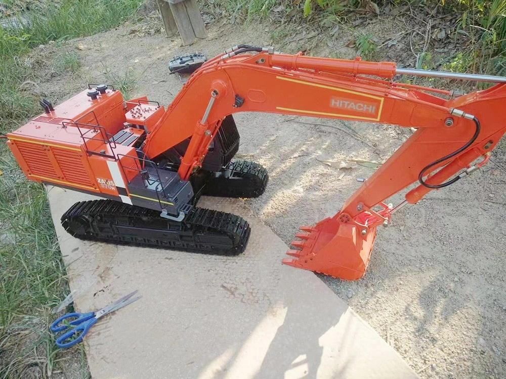 Remote Control Hitachi Excavator Model 1/12 Metal Toy for Adults
